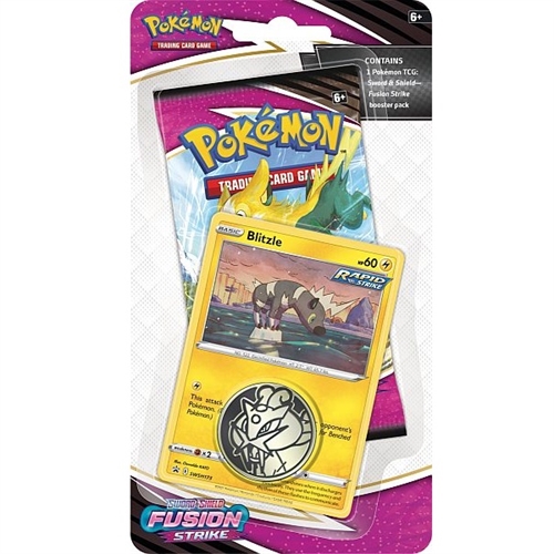 Pokemon Fusion Strike - Checklane Blister Blitzle - Pokemon kort